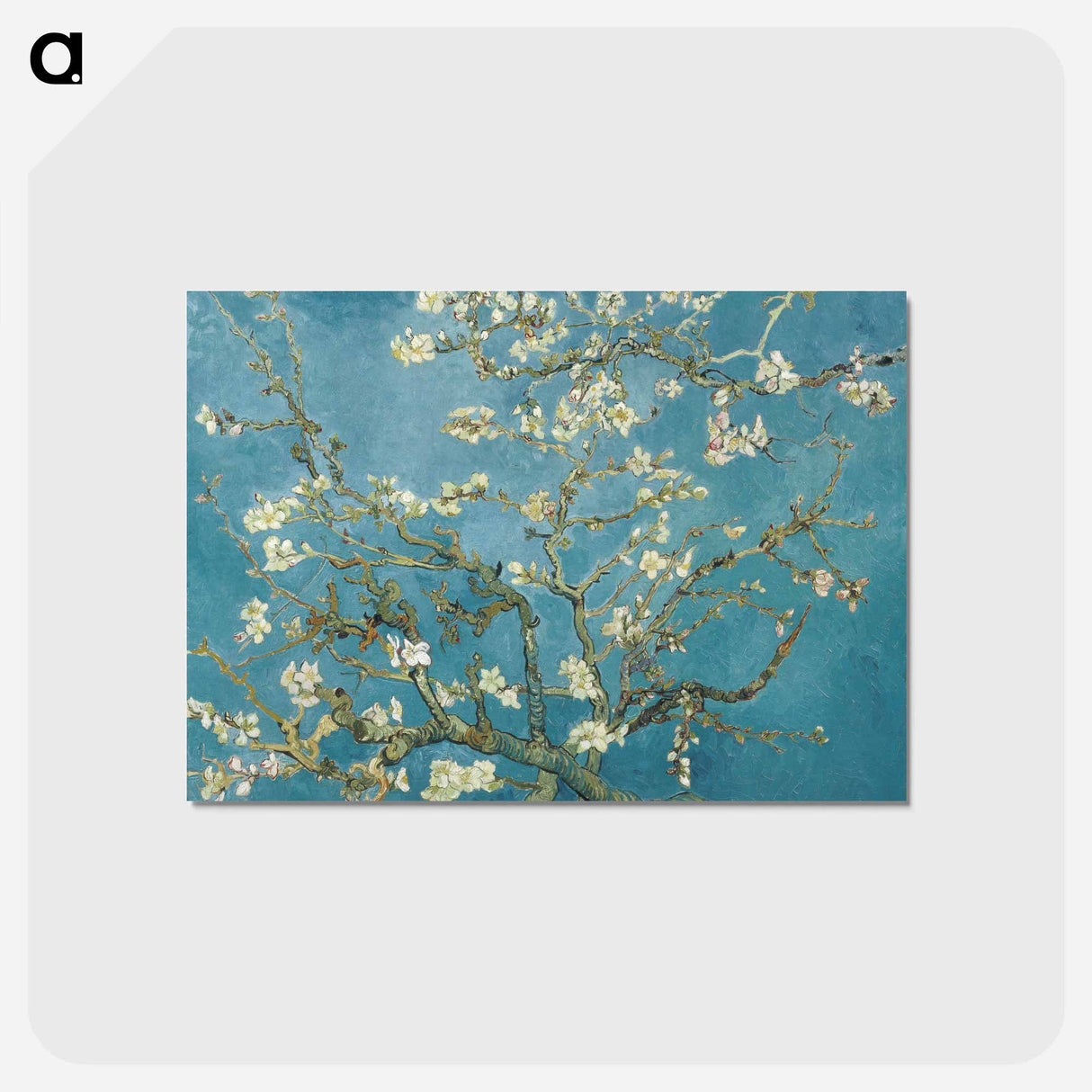 アートポストカード-Almond blossom - フィンセント ファン ゴッホ Postcard.