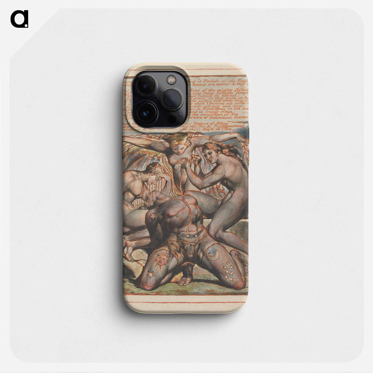 Jerusalem, Plate 25, "And there was heard...." - William Blake Phone Case.