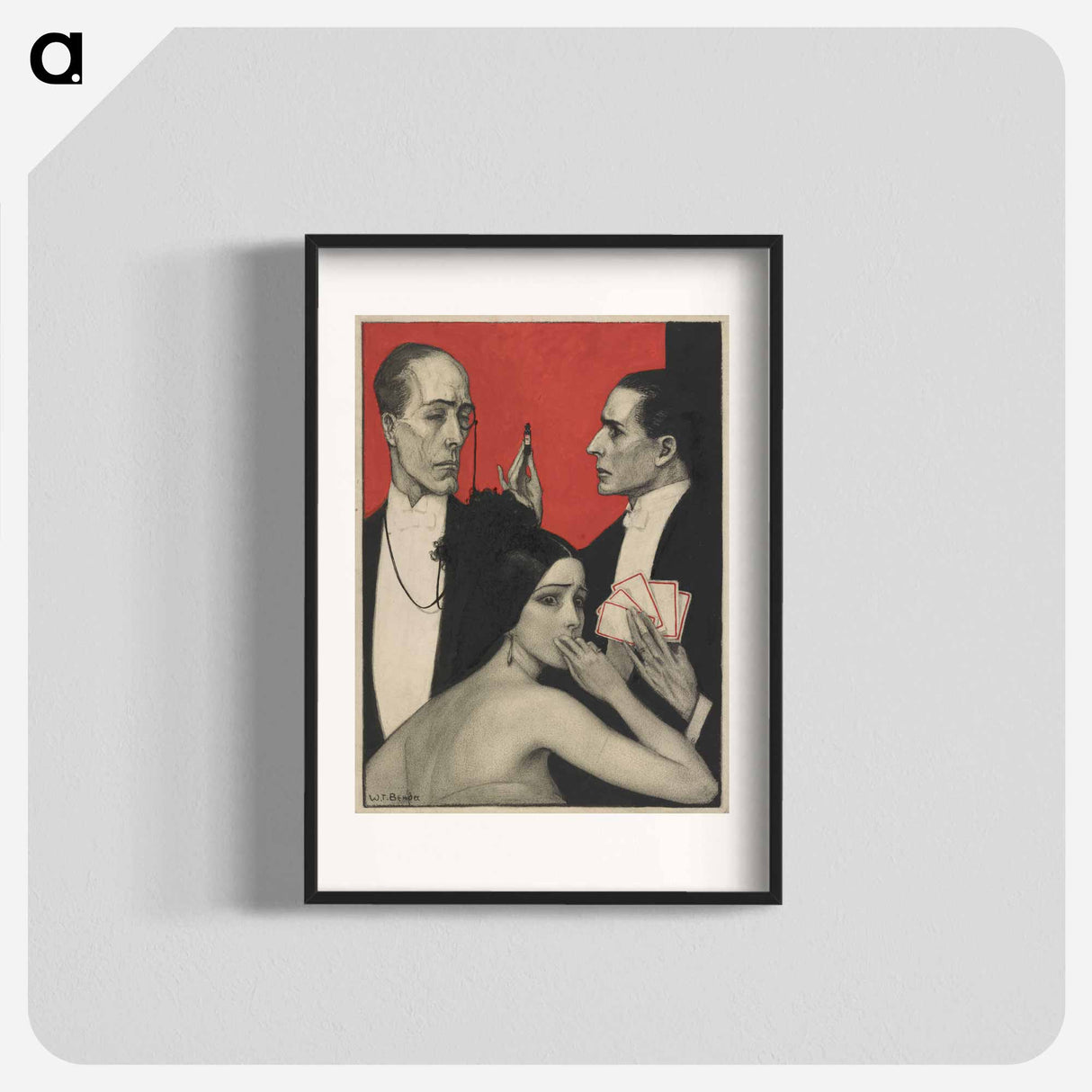 See, Jack, he said, his manner is wild and delirious - Wladyslaw Theodor Benda Poster.