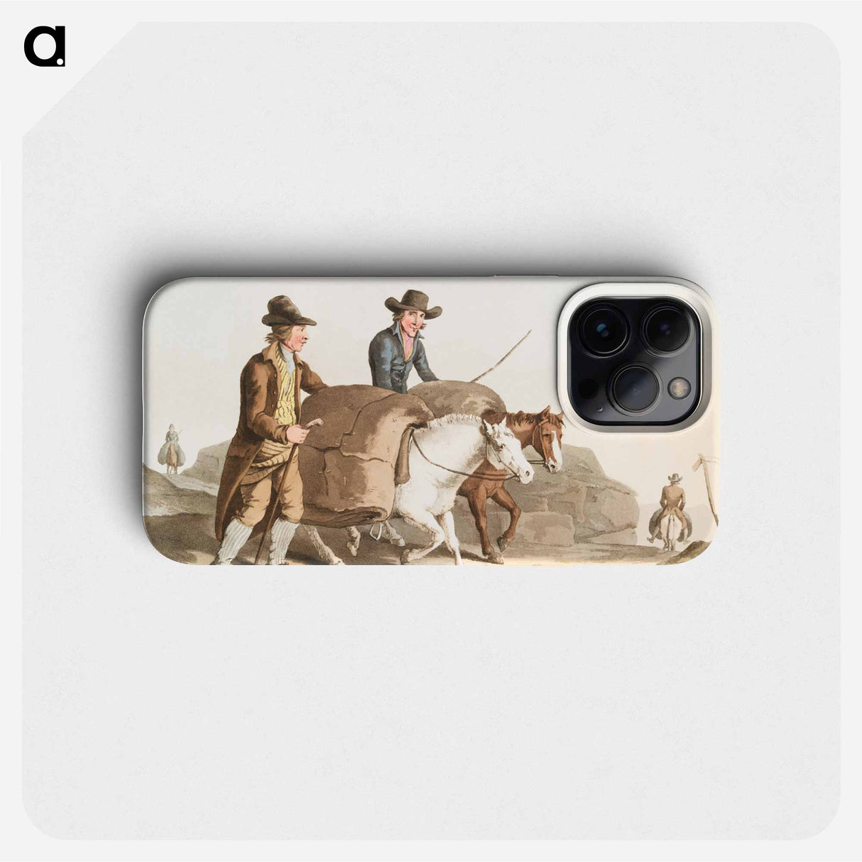 Illustration of cloth makers - 19世紀のヨークシャー Phone Case.