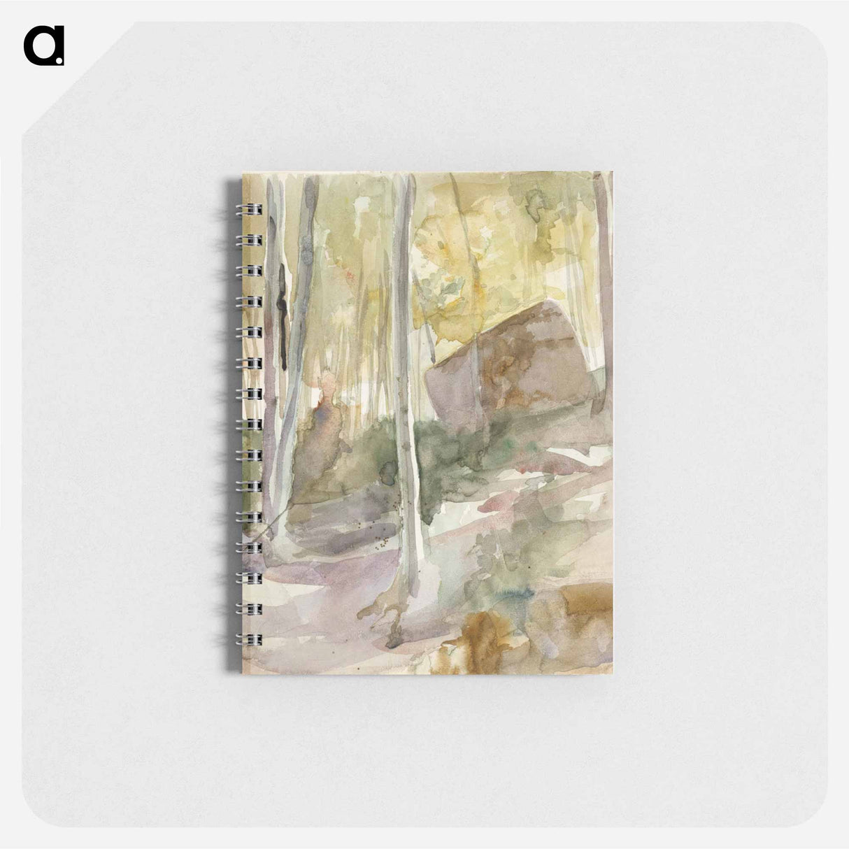 Metsänsisusta, suuri kivi - アルバート エーデルフェルト Memo.