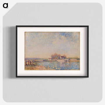 Saint Mammes-Loing Canal - アルフレッド シスレー Poster.