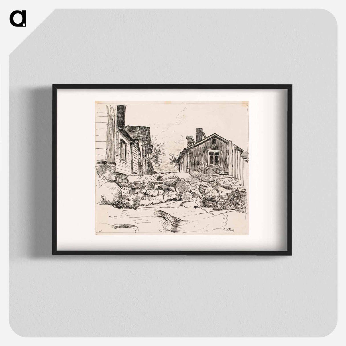 Aihe porvoosta - アルフレッド ウィリアム フィンチ Poster.