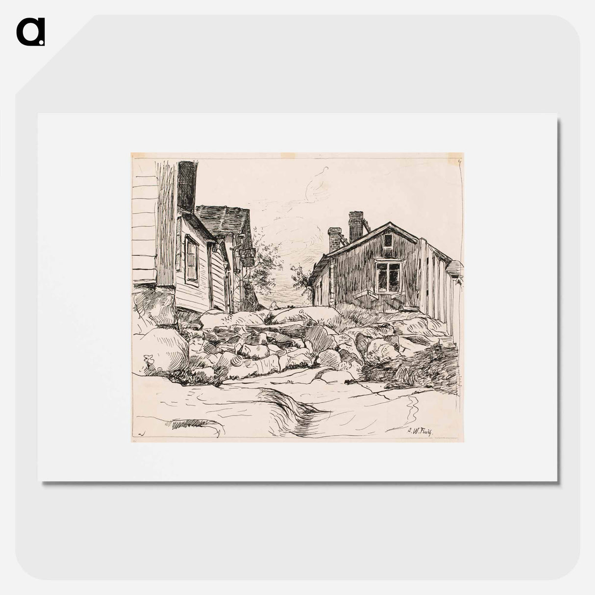 Aihe porvoosta - アルフレッド ウィリアム フィンチ Poster.