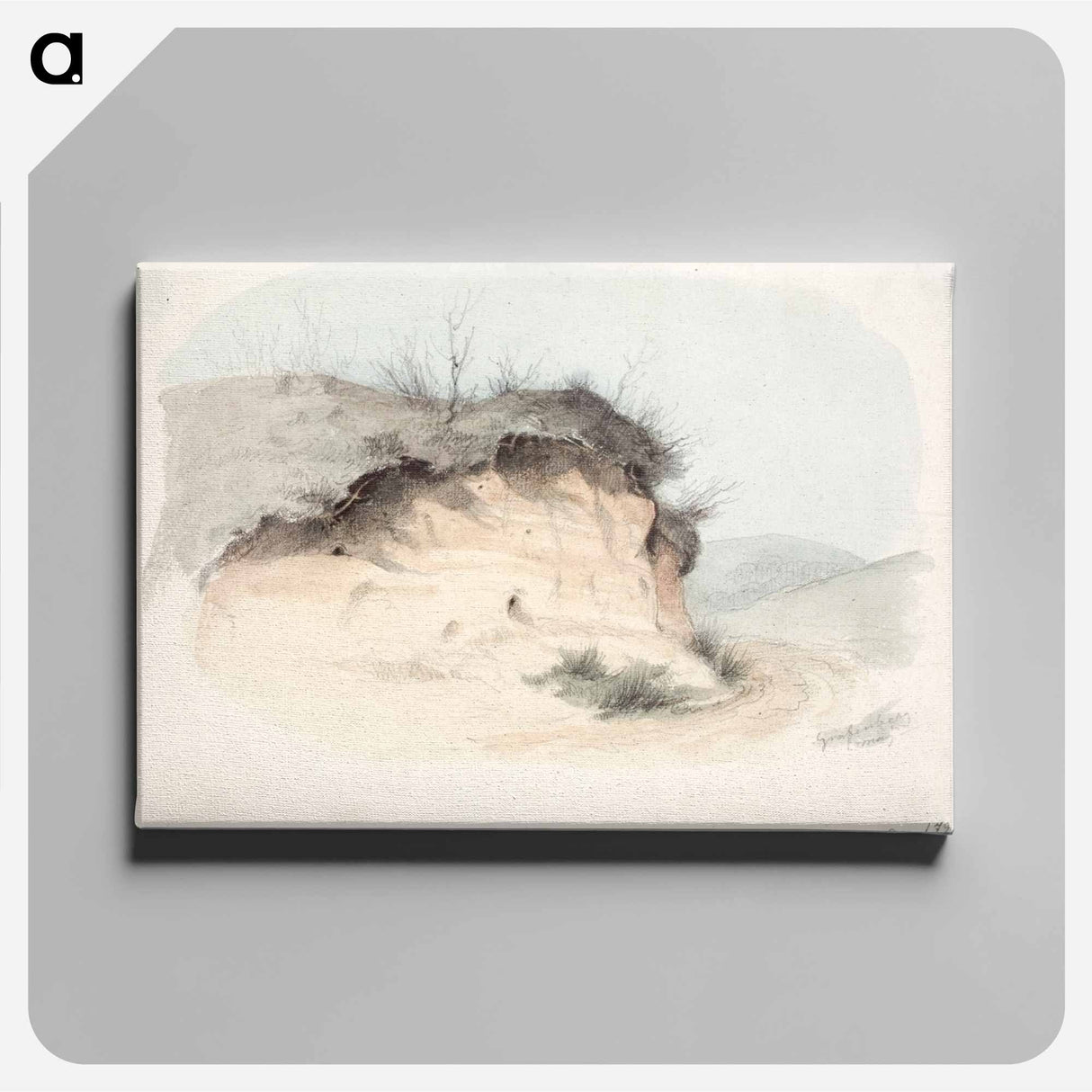 Landscape study - アンダース エクマン Canvas.