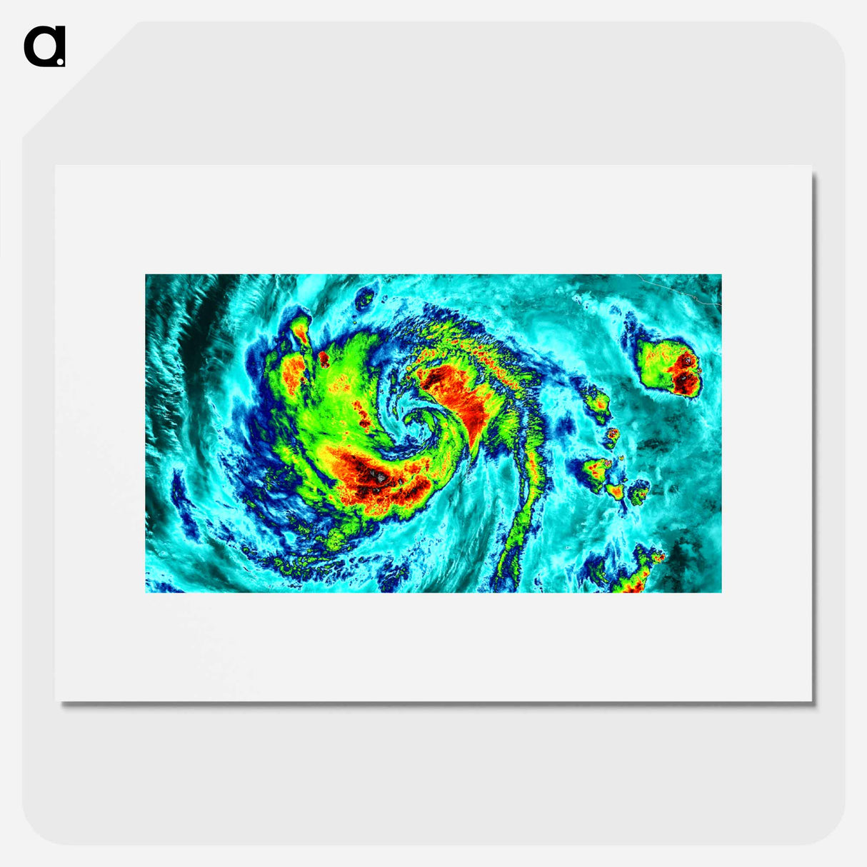 アートポスター-Hurricane Blanca as Seen by Suomi NPP Satellite
- 上空からの地球 Poster.