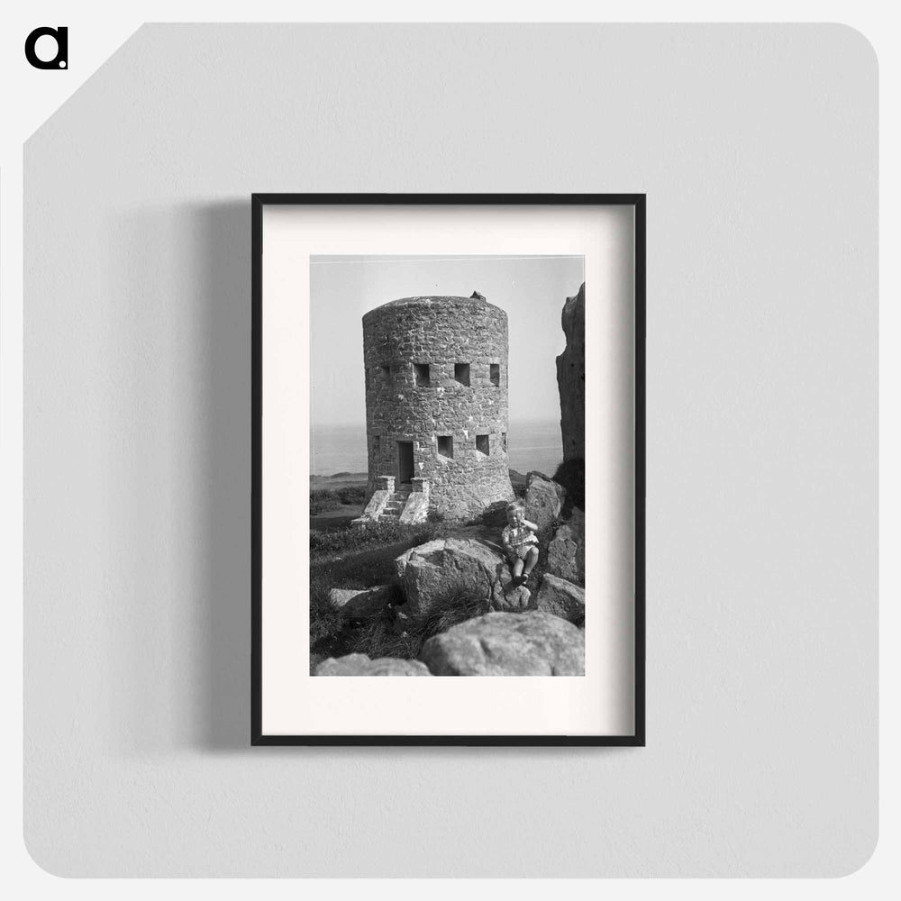 Michael Johnson at Martello Tower, Guernsey - エリック リー ジョンソン Poster.