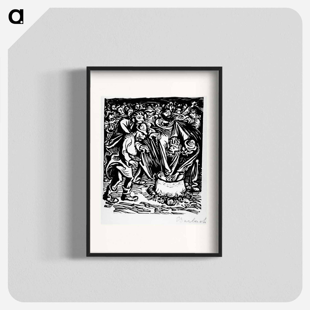 The kettle - エルンスト ハインリヒ バルラッハ Poster.