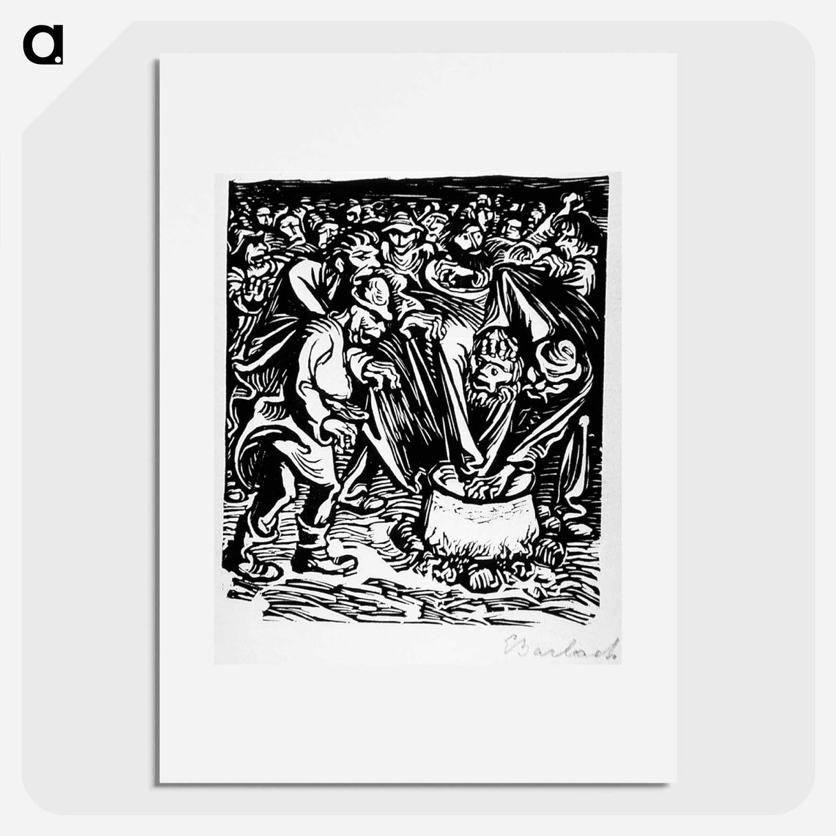 The kettle - エルンスト ハインリヒ バルラッハ Poster.