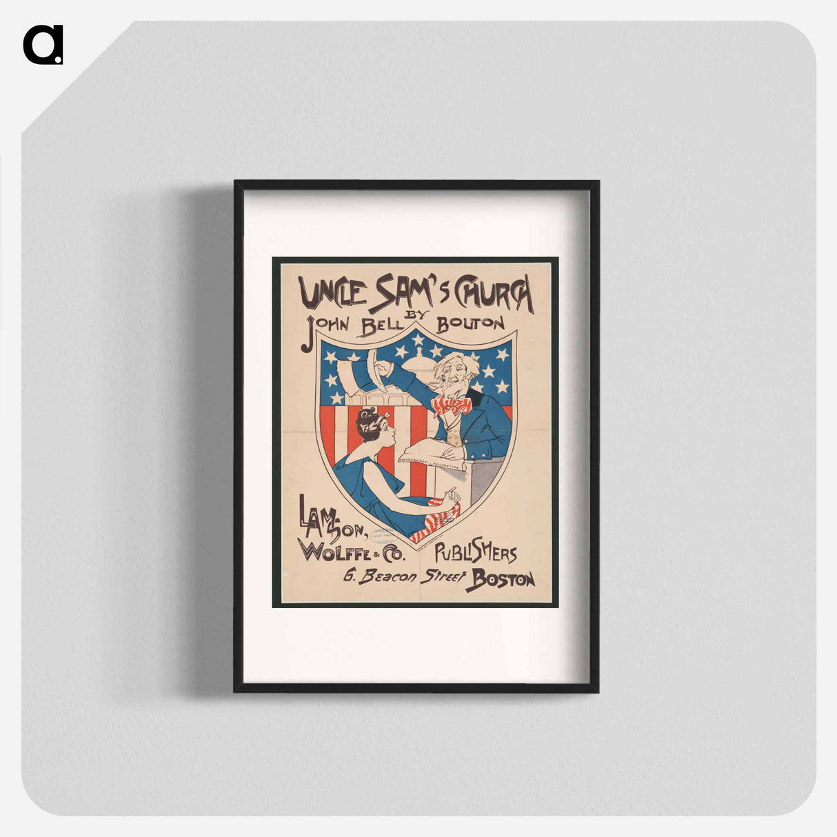 Uncle Sam's church - エセル リード Poster.