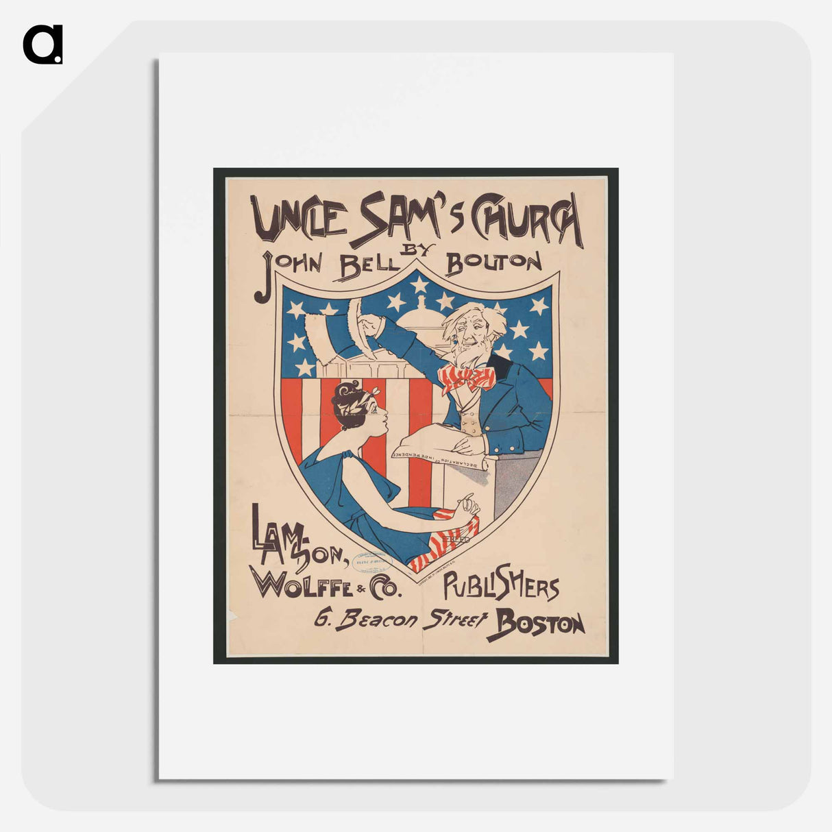 Uncle Sam's church - エセル リード Poster.