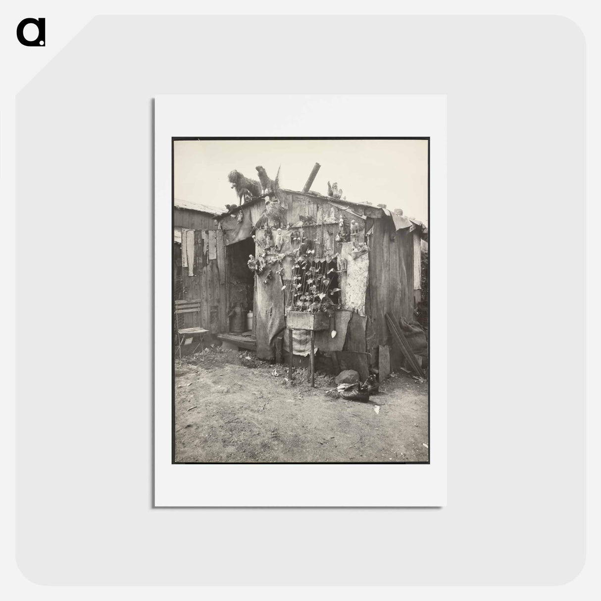 アートポストカード-Ragpicker's Shack
- ウジェーヌ アジェ Postcard.