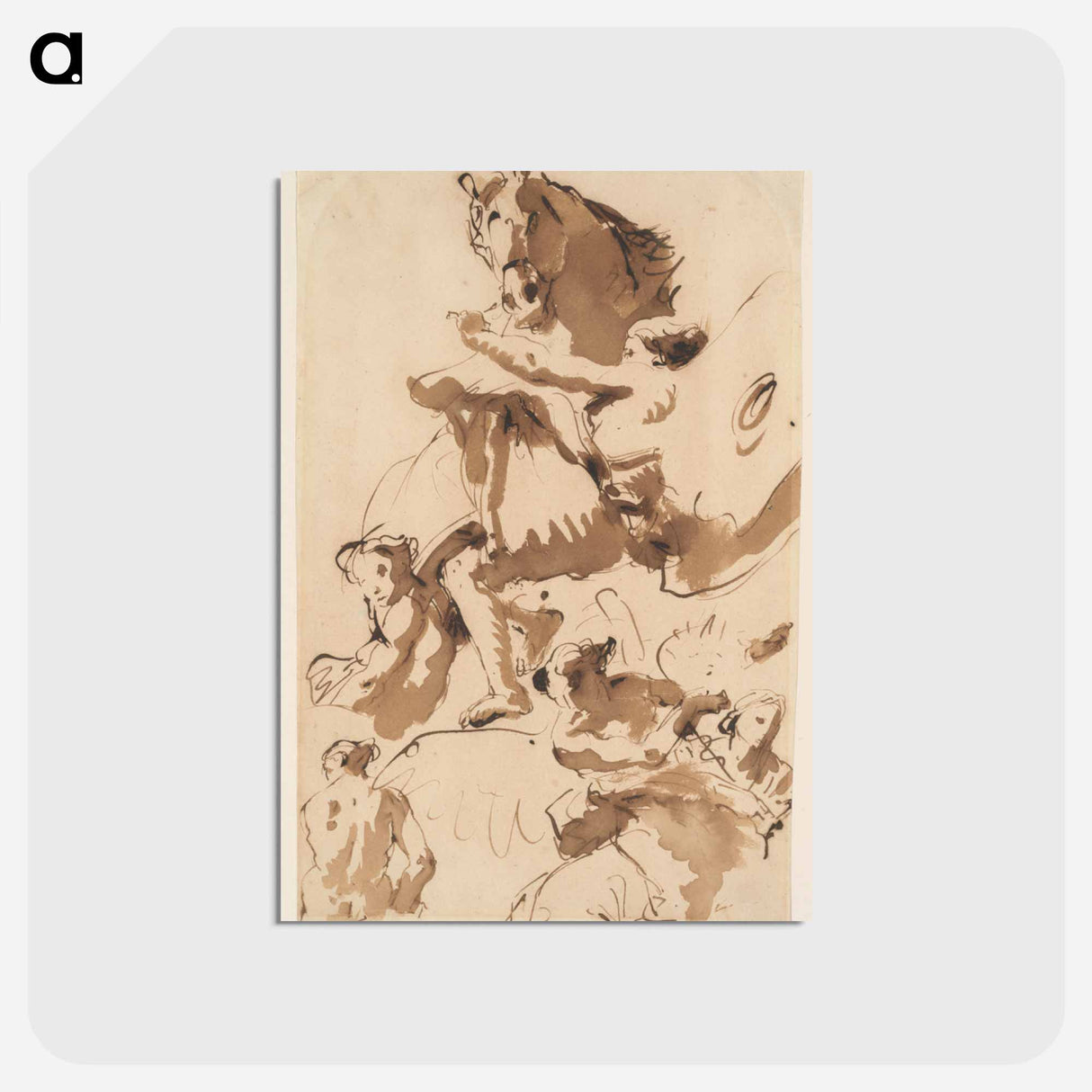 Hours and Horses of the Sun
- ジョバンニ バティスタ ティエポロ Postcard.