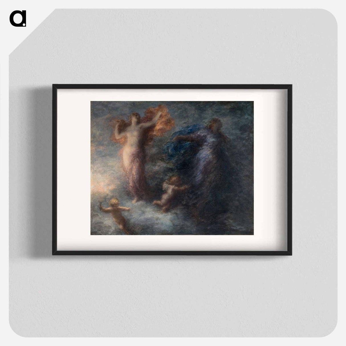 Dawn and the Night - アンリ ファンタン ラトゥール Poster.