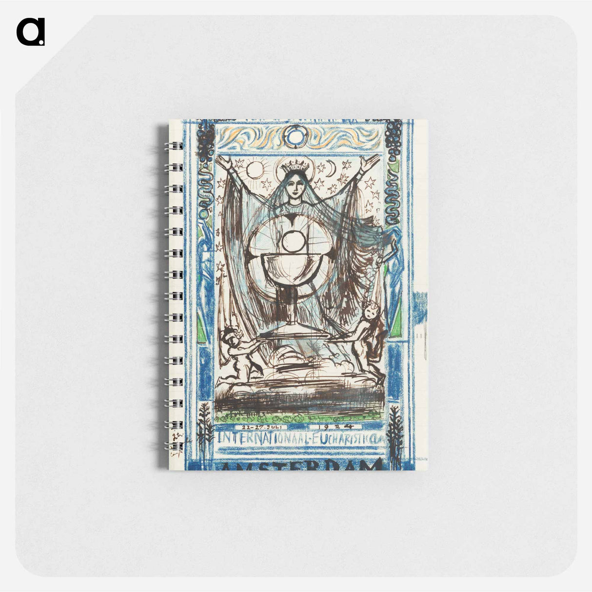 Design for a poster for the International Eucharistic Congress held in Amsterdam - ヤン・トゥーロップ Memo.