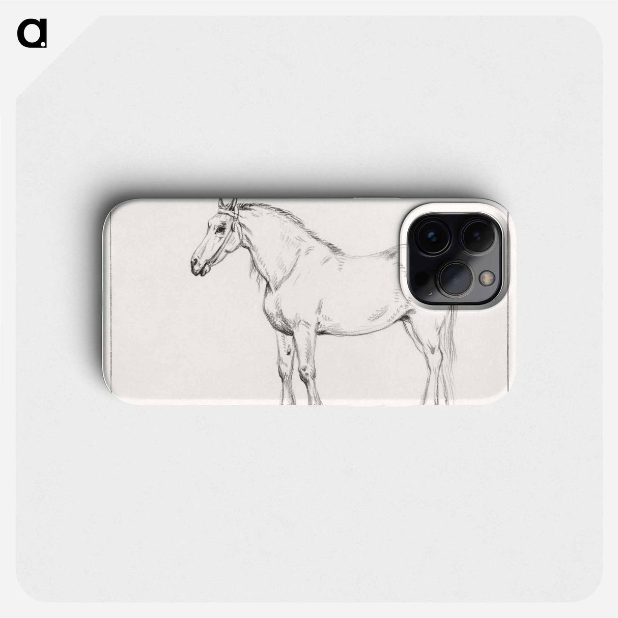 Standing horse - ジャン ベルナール Phone Case.