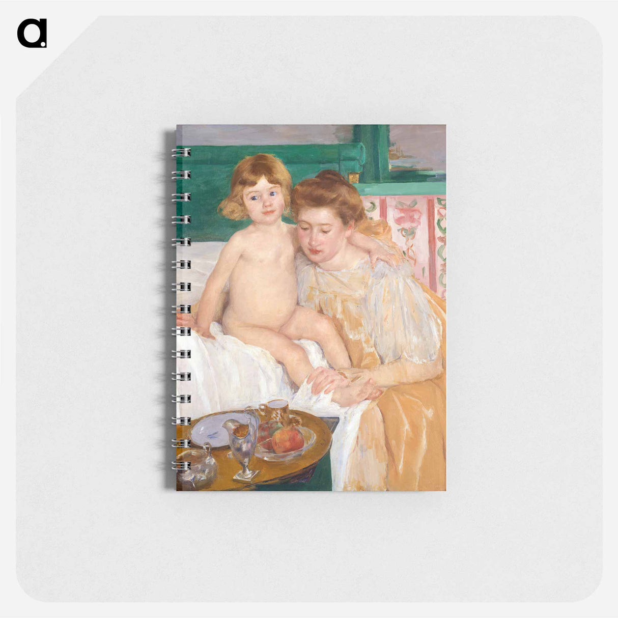 Mother and Child (Baby Getting Up from His Nap) - メアリー カサット Memo.