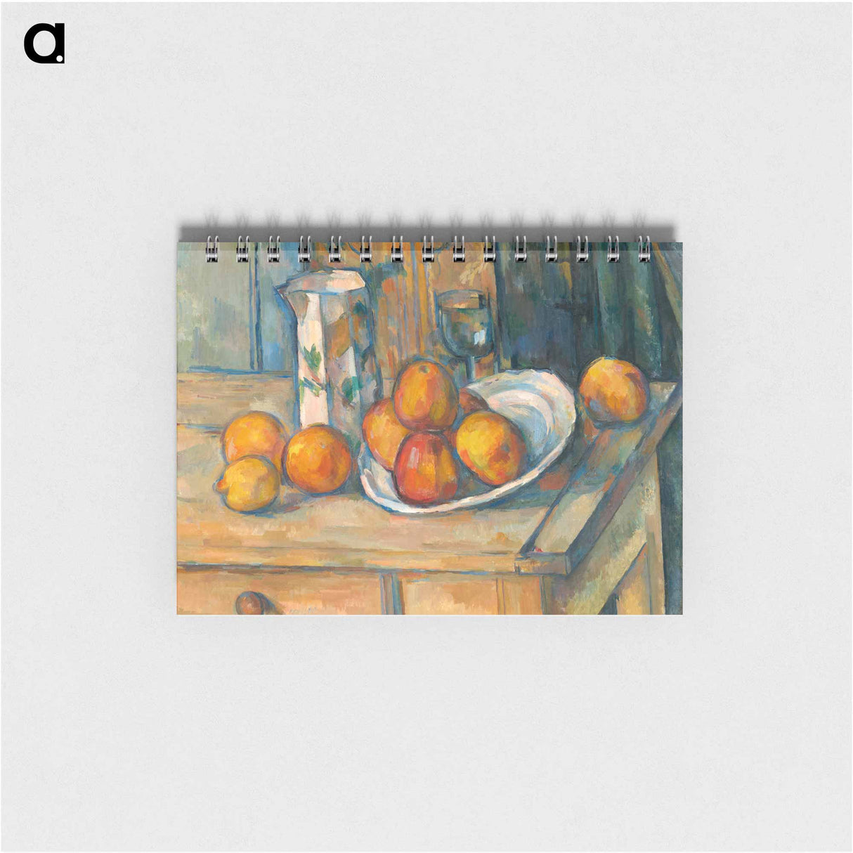 Still Life with Milk Jug and Fruit - ポール セザンヌ Memo.