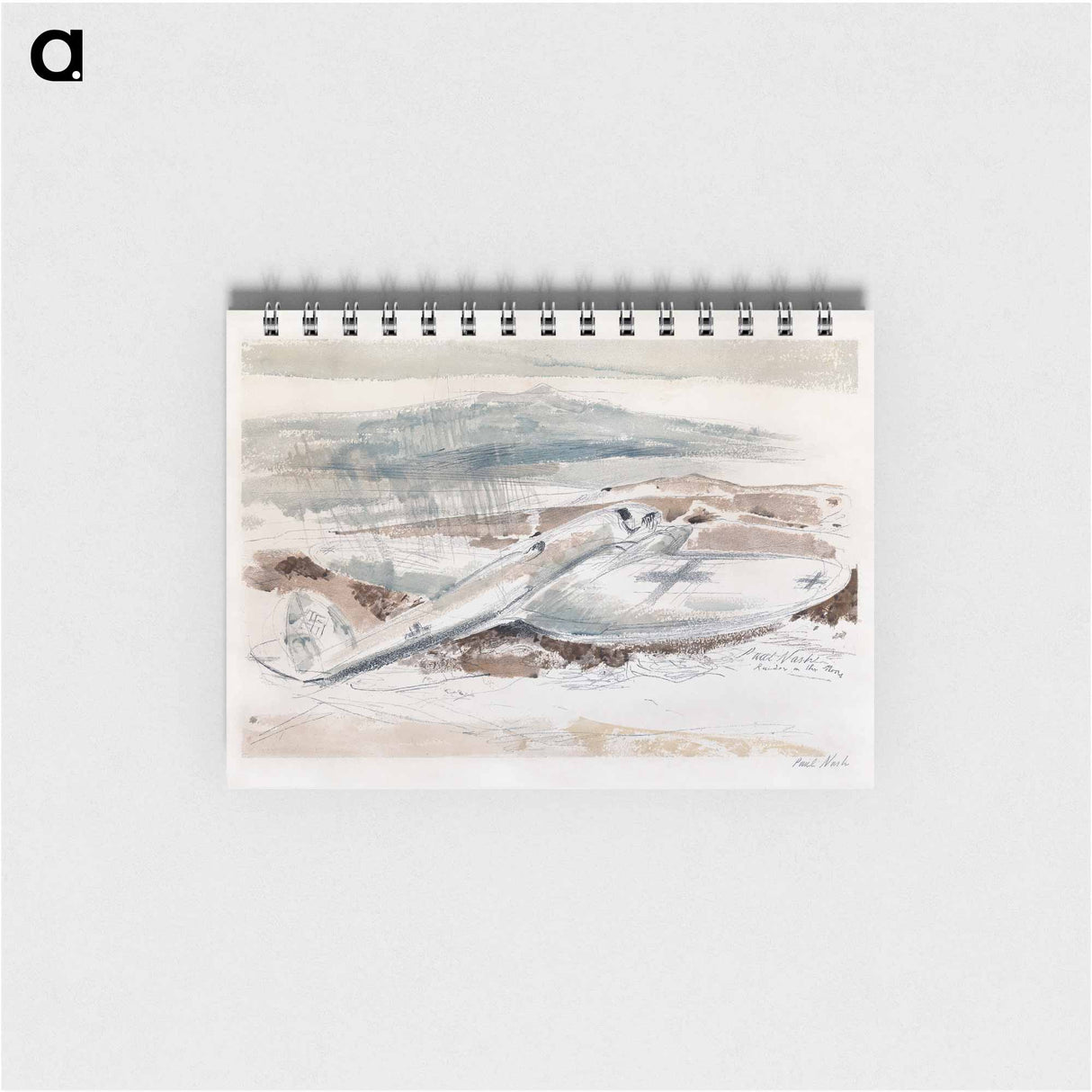 アートメモ帳-The Raider on the Moors - ポール ナッシュ Memo.