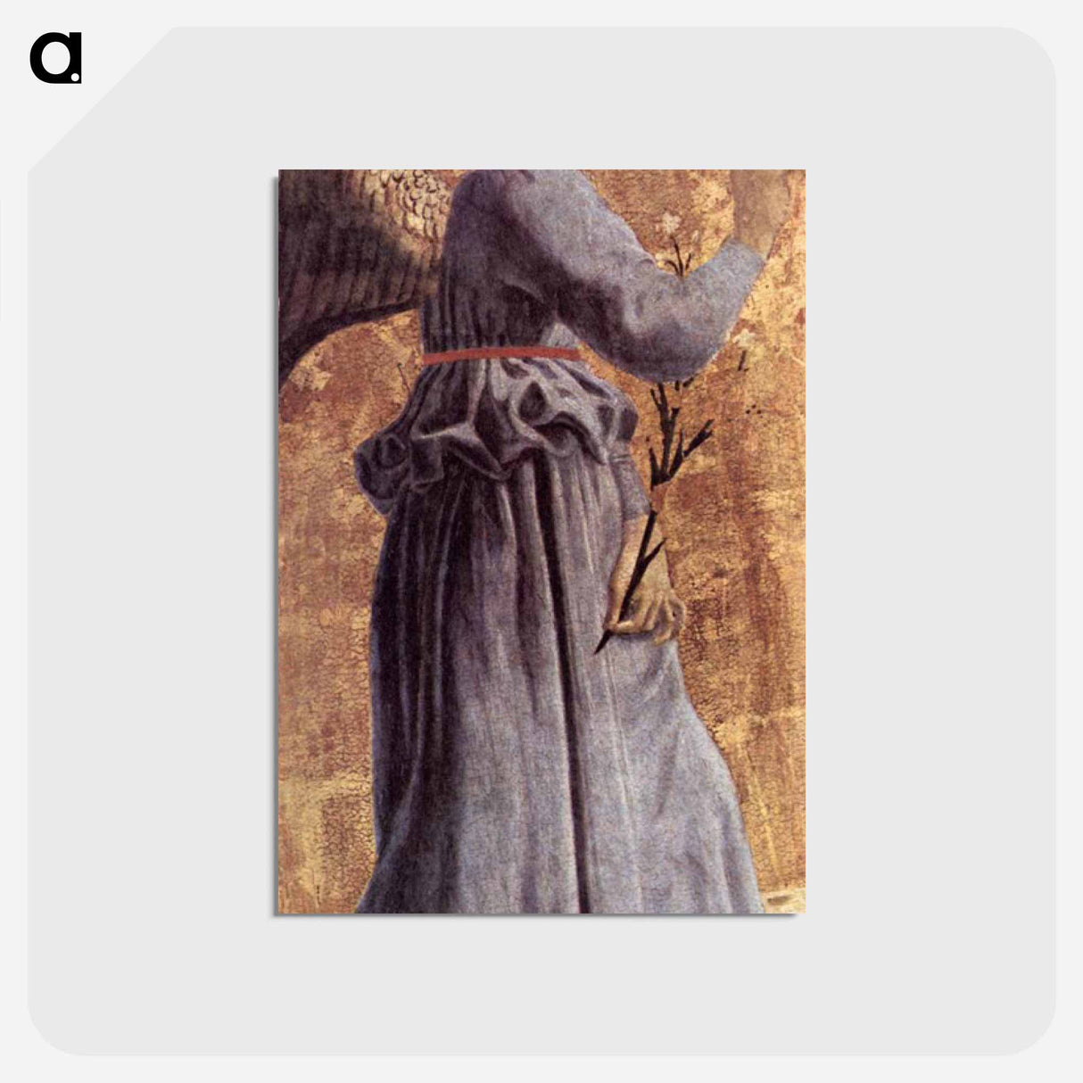 アートポストカード-Archangel Gabriel - ピエロ デラ フランチェスカ Postcard.