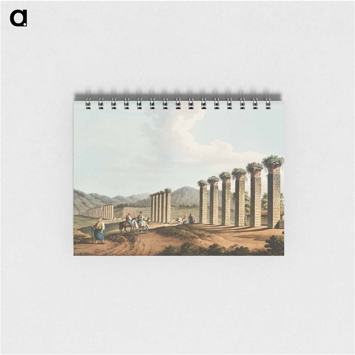 アートメモ帳-Aqueduct near Ephesus - オスマン帝国領内の景色 Memo.