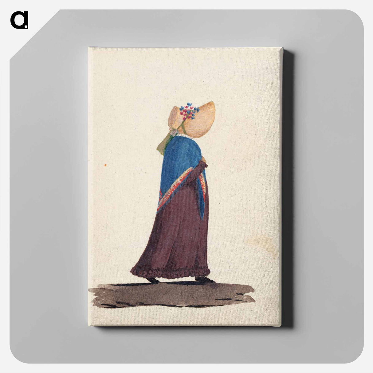 No, it's empty - Wilhelm von Wright Canvas.