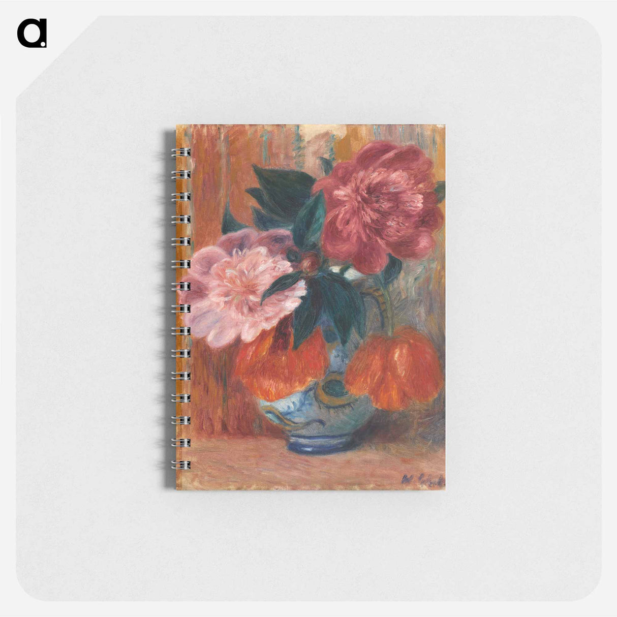 Tulips and Peonies in Pitcher - ウィリアム ジェームス グラッケンズ Memo.