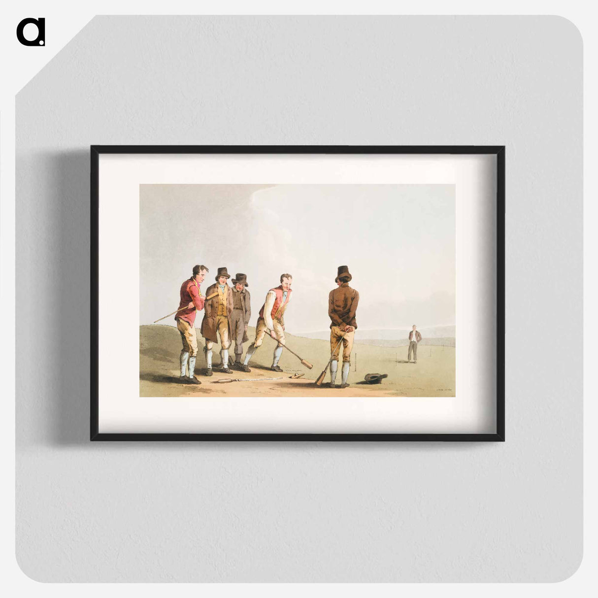 Illustration of nor and spell - 19世紀のヨークシャー Poster.