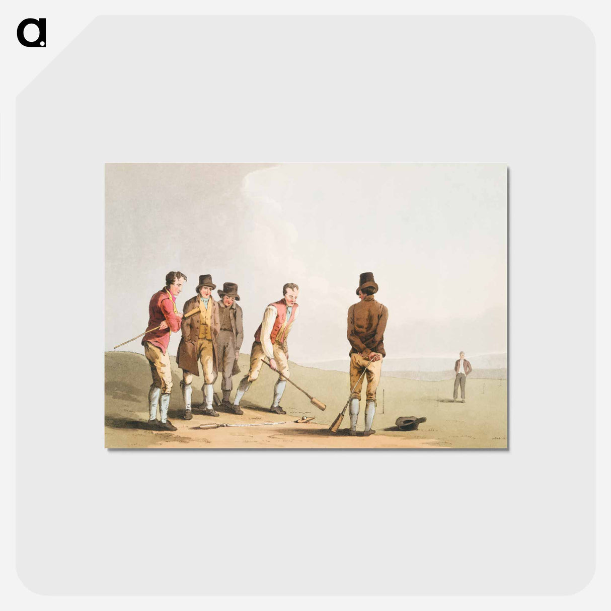 Illustration of nor and spell - 19世紀のヨークシャー Postcard.