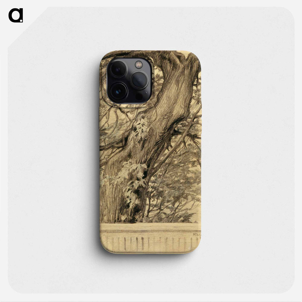 Vanha lehmus - アルバート エーデルフェルト Phone Case.