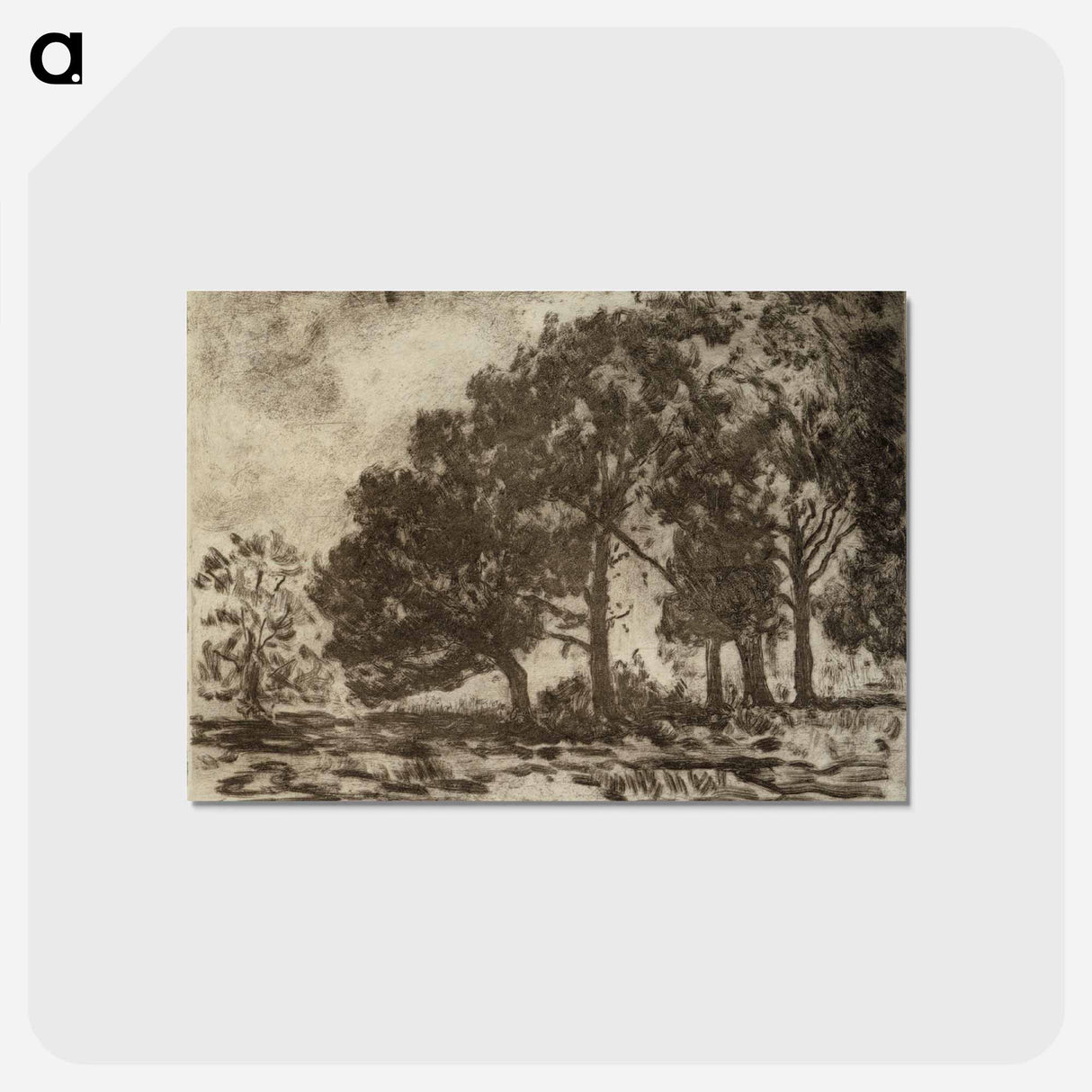 Wood - アルフレッド ウィリアム フィンチ Postcard.