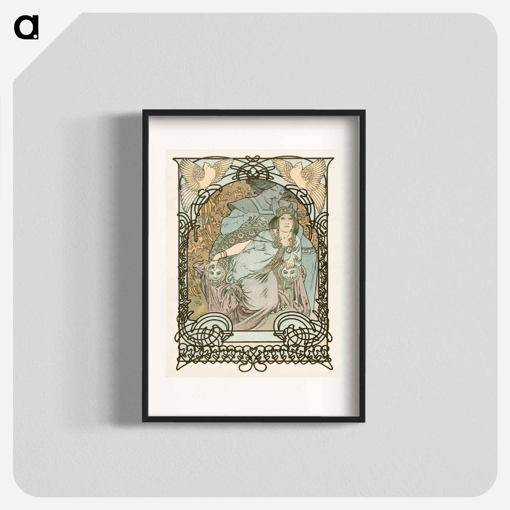 Ilsee, Princesse of Tripoli - Alphonse Mucha Poster.
