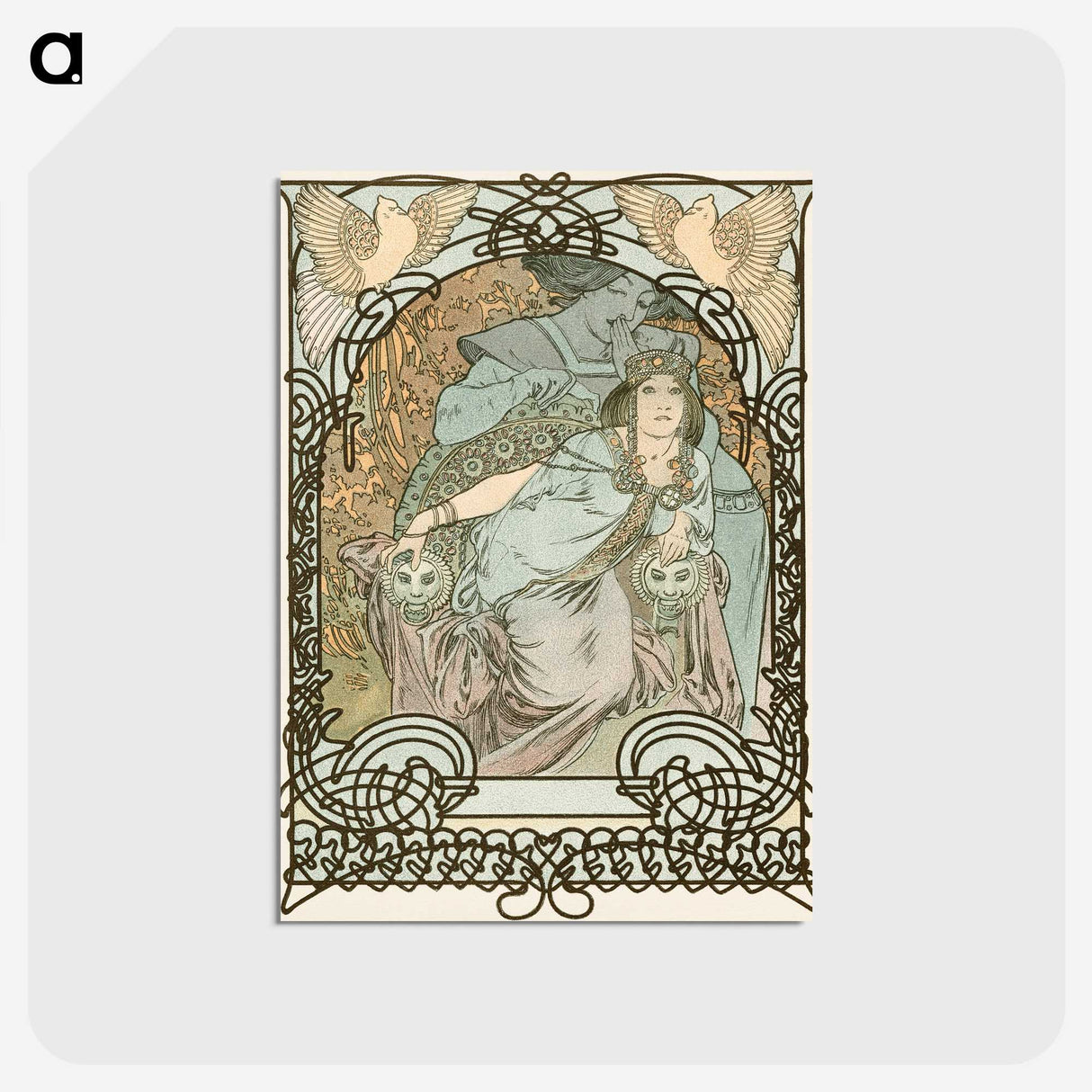 1-31_Alphonse-Mucha_postcard