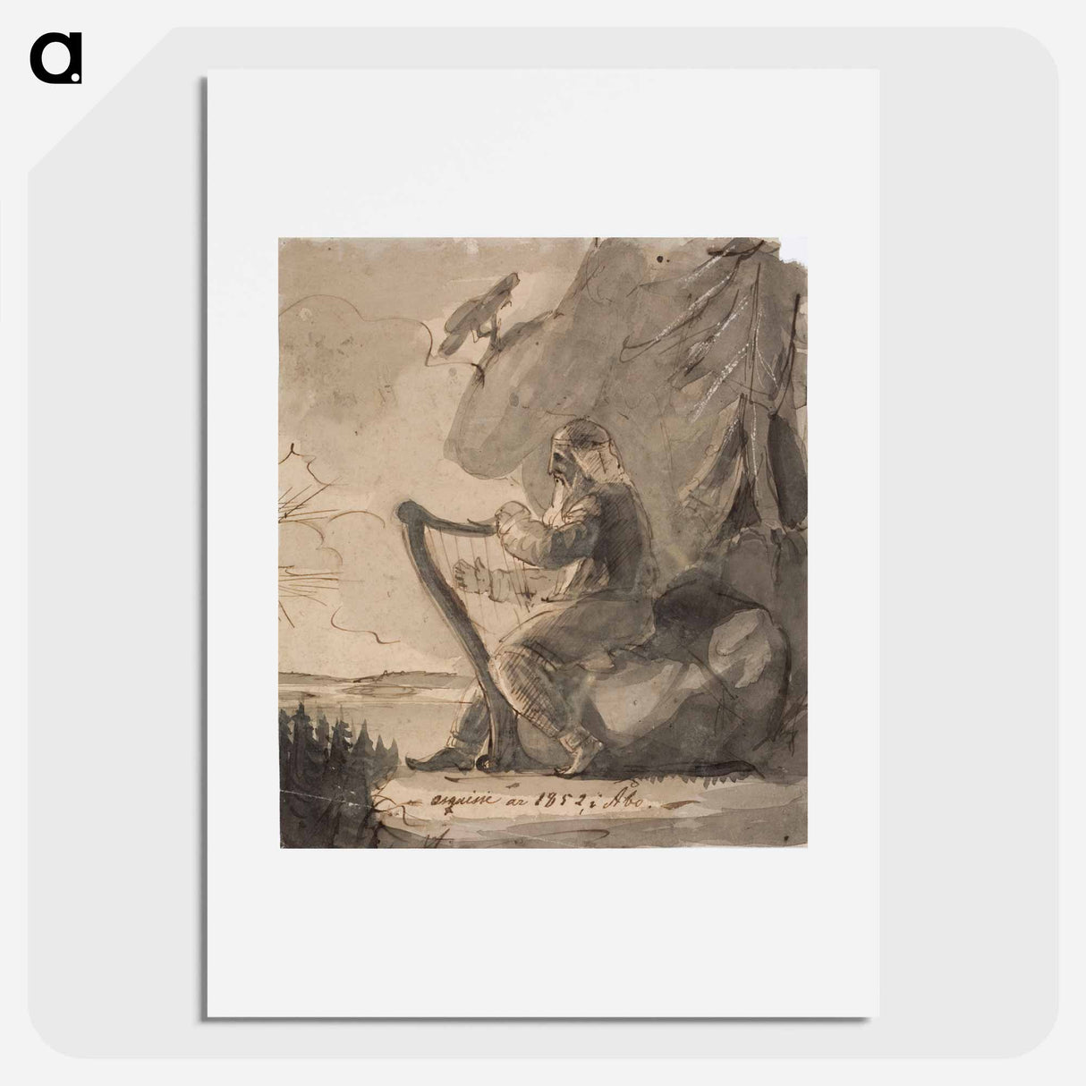 Väinämöinen - アンダース エクマン Poster.