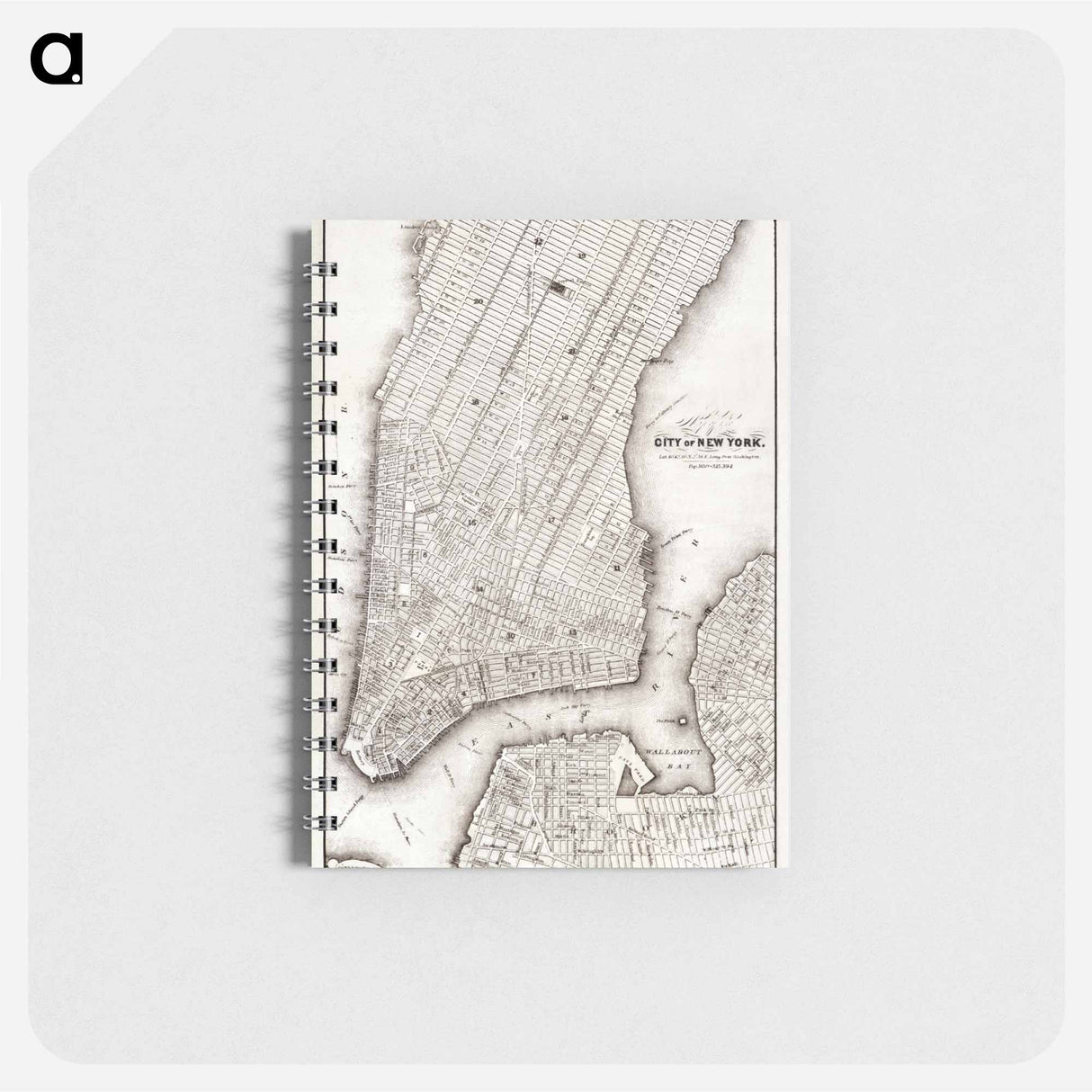 Map of the city of New York - アンティーク地図 Memo.