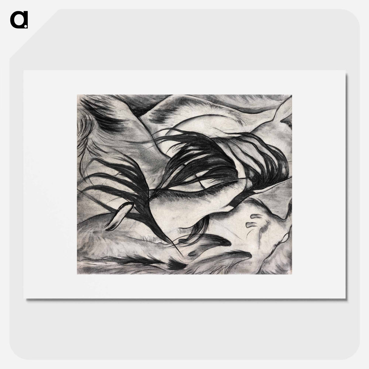 Arthur Dove's Goats - アーサー ダヴ Poster.