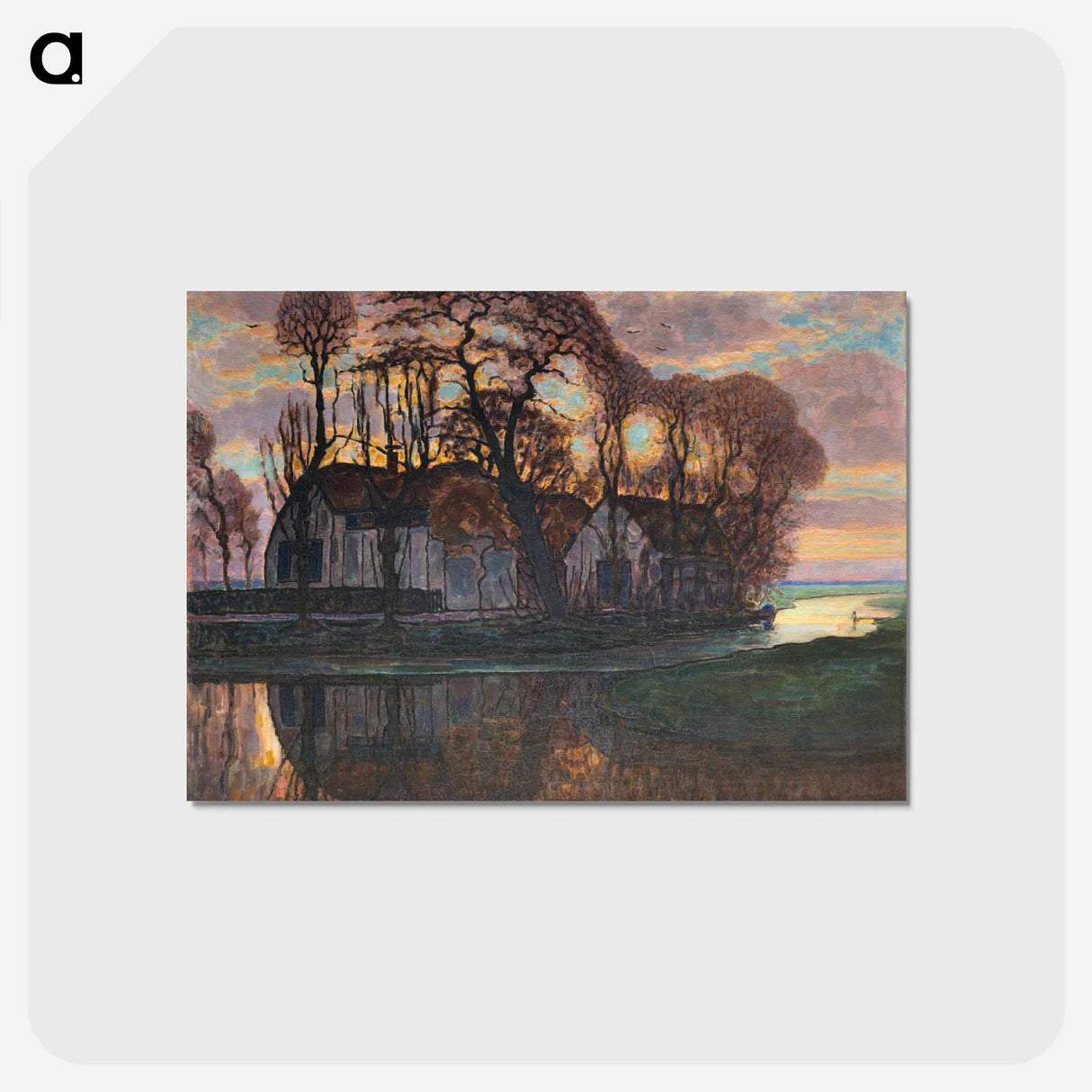 アートポストカード-Farm Near Duivendrecht
- ダラス美術館 Postcard.