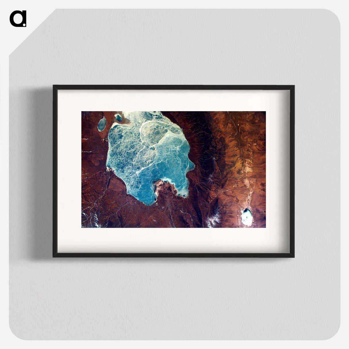 アートポスター-Qinghai Lake from EarthKAM
- 上空からの地球 Poster.