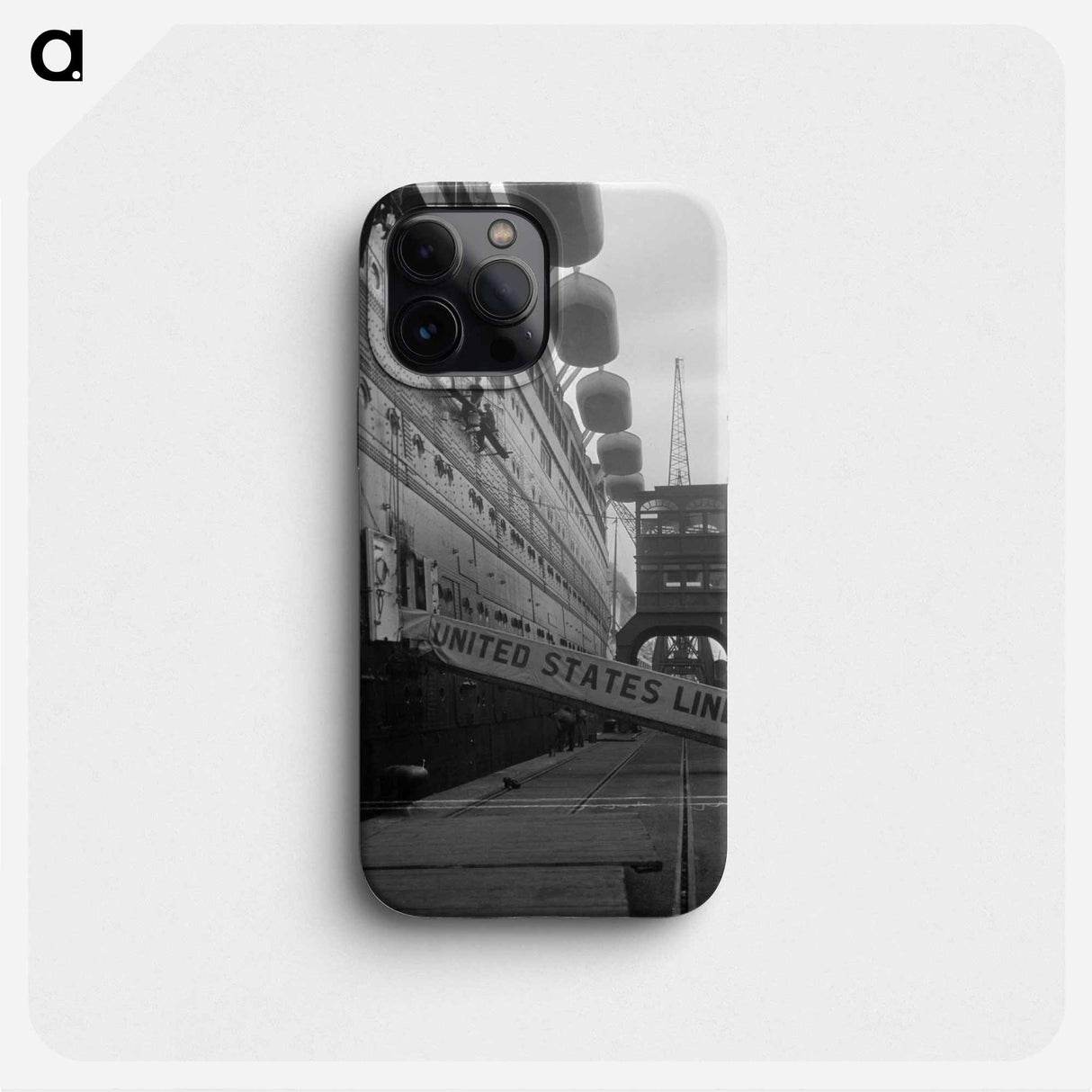 United States steamship at London wharf - エリック リー ジョンソン Phone Case.