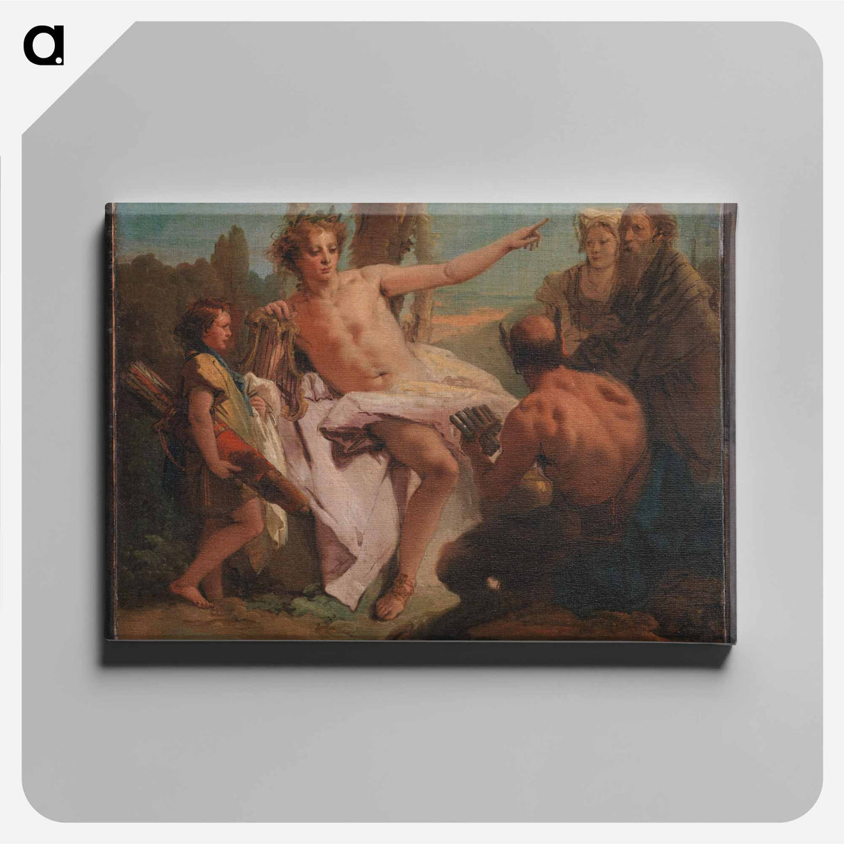 アートパネル-Apollo and Marsyas
- ジョバンニ バティスタ ティエポロ Canvas.