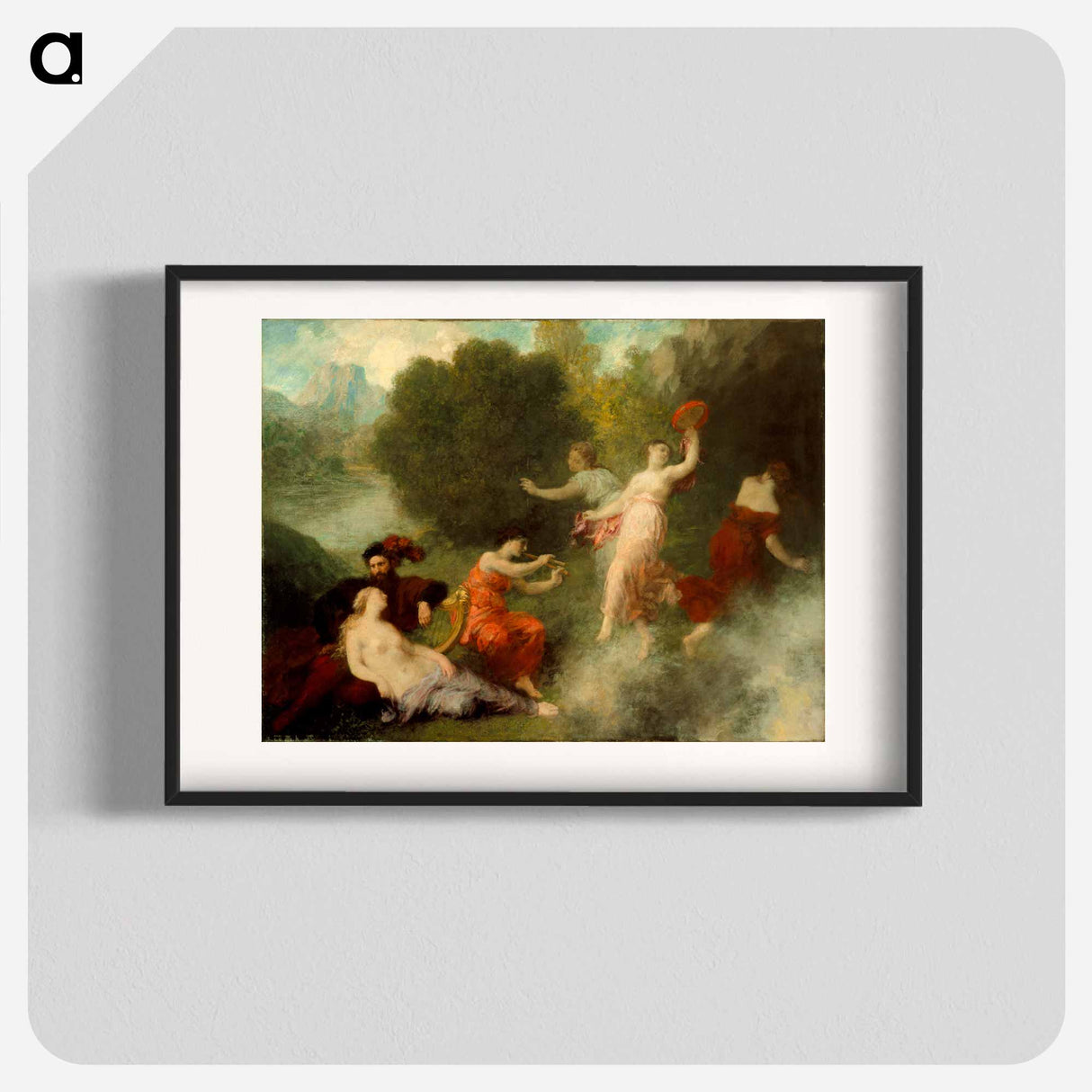 Tannhäuser on the Venusberg - アンリ ファンタン ラトゥール Poster.