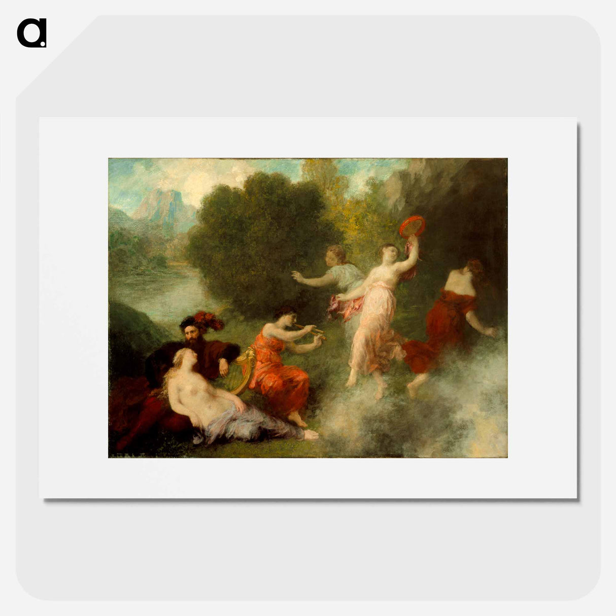 Tannhäuser on the Venusberg - アンリ ファンタン ラトゥール Poster.