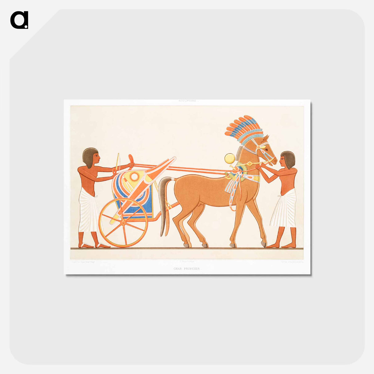 アートポストカード-Princely Chariot
- エジプト美術史 Postcard.