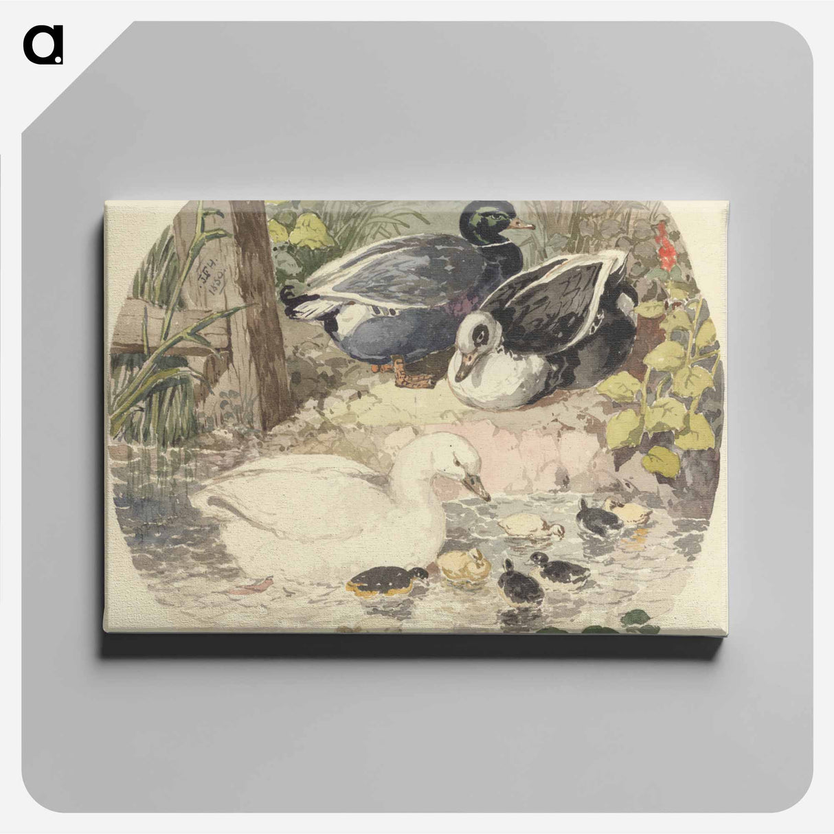 アートパネル-British Ducks
- ジョン フレデリック ヘリング Canvas.