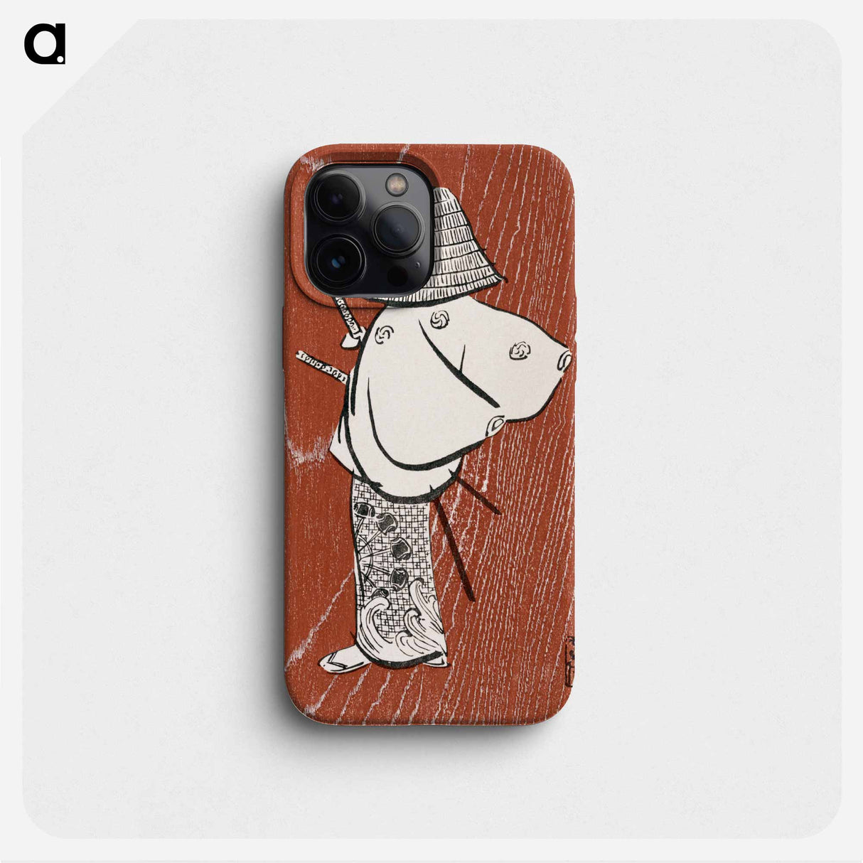 Samurai - 神坂 雪佳 Phone Case.