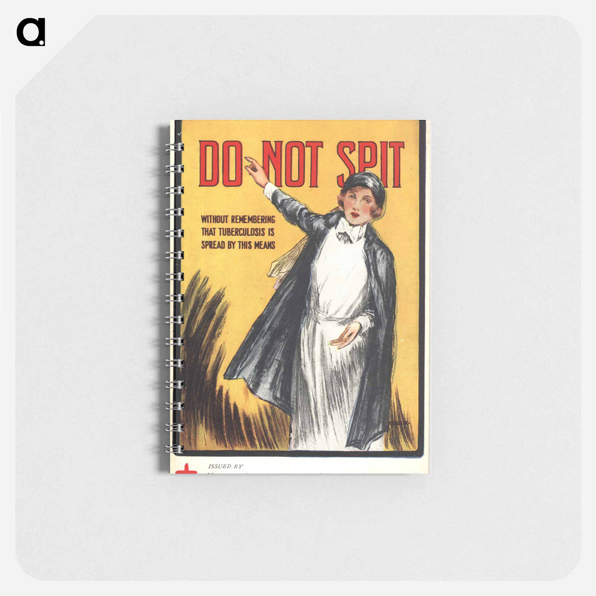 アートメモ帳-Do Not Spit: National Association for the Prevention of Tuberculosis Advertising Postcard
- 国立医学図書館 Memo.