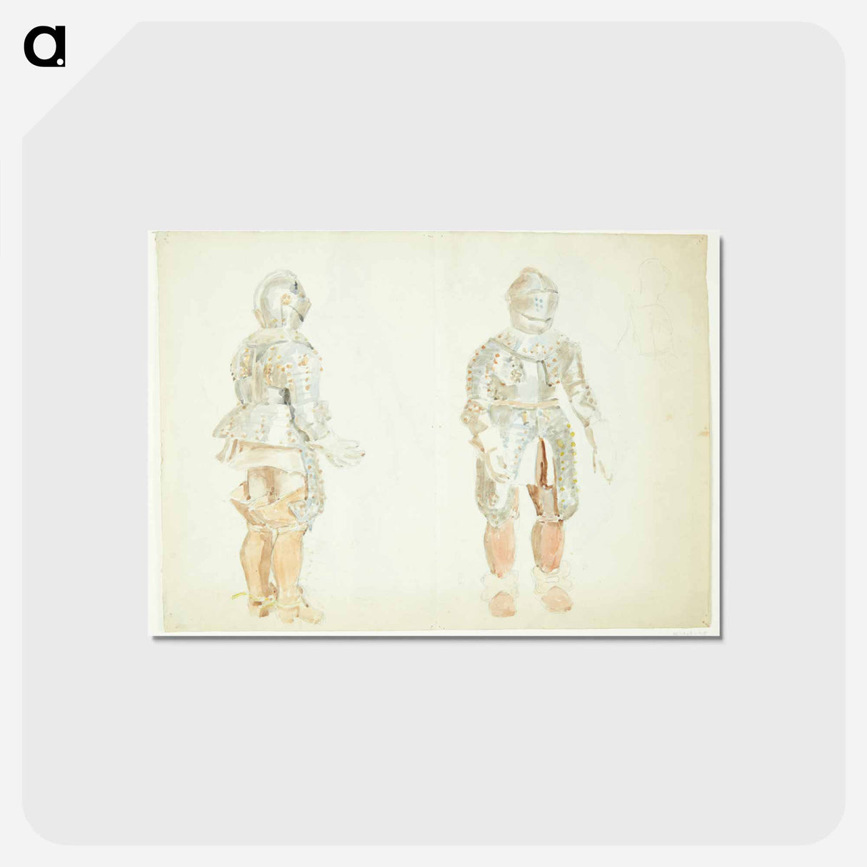 アートポストカード-Armor Studies
- ピーター ハンセン Postcard.