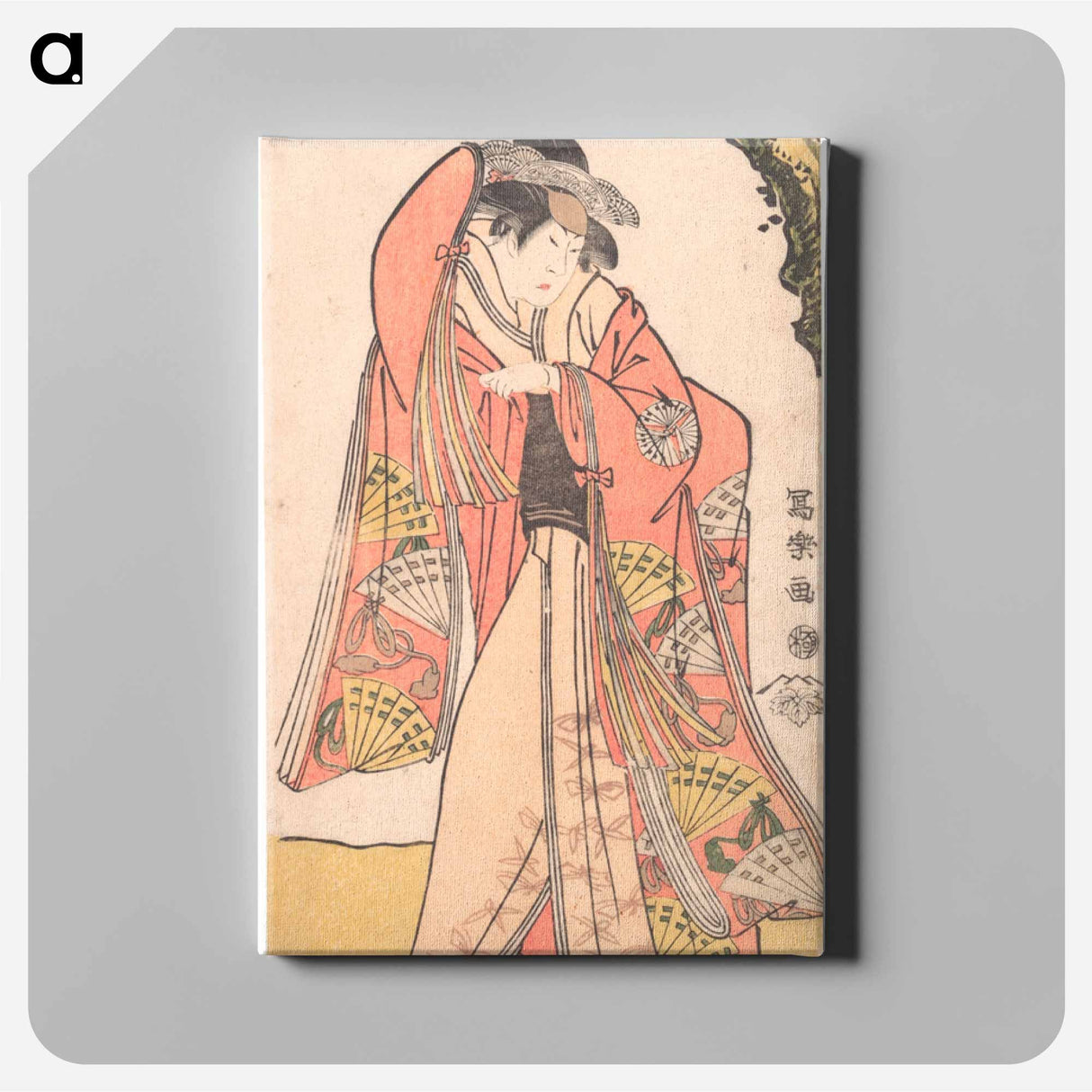 アートパネル-Actor Sakakiyama Sangorō II as Princess Odae, Daughter of Michinaga in the Play Otokoyama Oedo No Ishizue - 東洲斎 写楽 Canvas.