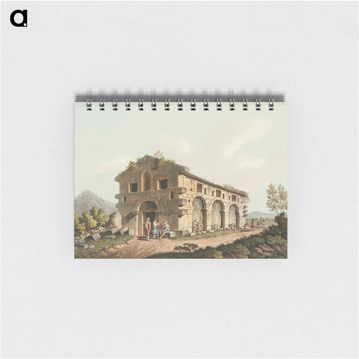 Ancient Bath near the Fountains of the Palici - オスマン帝国領内の景色 Memo.