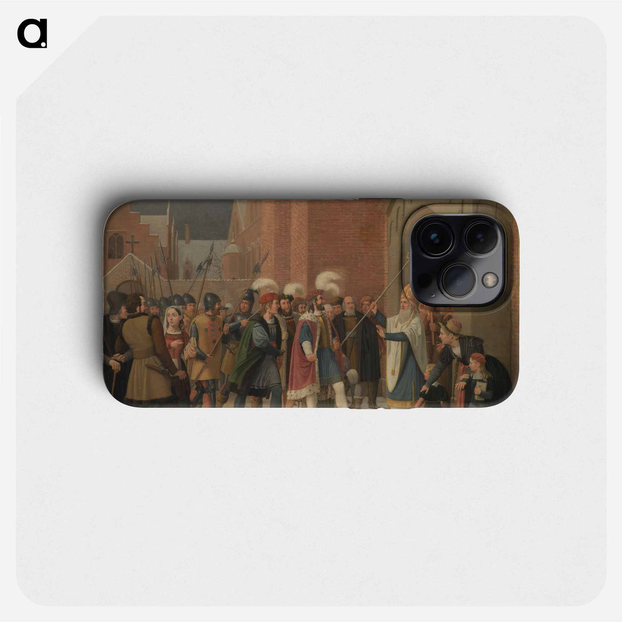 Svend Estridsen and Bishop Vilhelm - ヴィルヘルム マーストランド Phone Case.